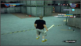 After going underground, keep following the arrow until a cutscene with TK starts [1] - Case 2 - Main missions - Dead Rising 2 - Game Guide and Walkthrough