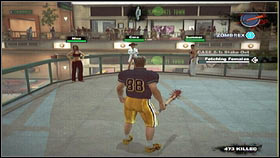 Your task is to escort the three models swimming in the pool to the safe house [2] - Case 4 - p. 1 - Side missions - Dead Rising 2 - Game Guide and Walkthrough