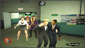 After three series, kill the zombies surrounding the mad woman and take her to the safe house, together with three ex-prisoners [1] - Case 5 - Side missions - Dead Rising 2 - Game Guide and Walkthrough