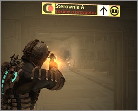 Get back to the control room where you switched the gravity and leave through the nearby door, then take the platform up - Alternate solutions Part 2 | Walkthrough - Walkthrough - Dead Space Game Guide & Walkthrough