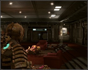 Some fatties will welcome you to the executive area, and after you kill the large ones, the smaller necromorphs will come crawling out of their bodies - these should be easily taken down using flamethrower - End of days Part 3 | Walkthrough - Walkthrough - Dead Space Game Guide & Walkthrough