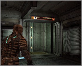Get to the other side of the room, place the coil in the slot and take the elevator to the upper level - Into the Void Part 3 | Walkthrough - Walkthrough - Dead Space Game Guide & Walkthrough