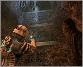 Enter the zero g area and jump into the room - Environmental Hazard Part 4 | Walkthrough - Walkthrough - Dead Space Game Guide & Walkthrough