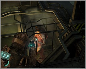 Right outside the elevator you will find a feeding system terminal - Environmental Hazard Part 3 | Walkthrough - Walkthrough - Dead Space Game Guide & Walkthrough