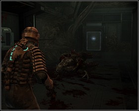 The upper chamber is not as pleasant as the west wing - Environmental Hazard Part 3 | Walkthrough - Walkthrough - Dead Space Game Guide & Walkthrough