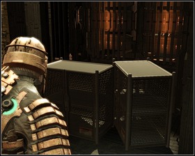 Enter the Ship Sys but watch out not to step on the glowing plates on the floor - youll see in a moment what it does to one of the necromorphs that attack you - Obliteration Imminent Part 1 | Walkthrough - Walkthrough - Dead Space Game Guide & Walkthrough