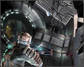 Youll get to the machine room by leaving the control room through the round door - Course Correction Part 2 | Walkthrough - Walkthrough - Dead Space Game Guide & Walkthrough