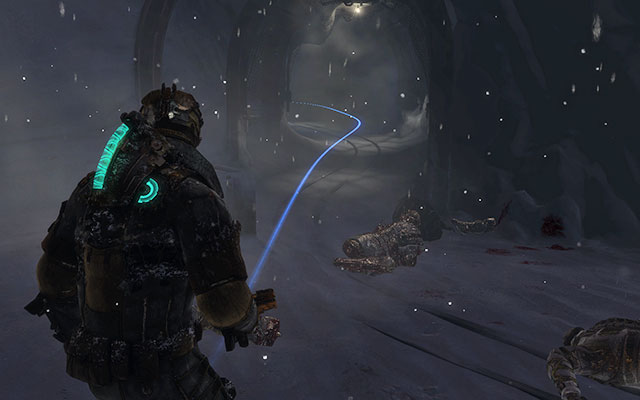 Go along the rails and eliminate on your way the dangers you encounter (which are not going to be considerable), until you reach another entrance - Locate the Experiment Facility | 10: Now We Know - 10: Now We Know - Dead Space 3 Game Guide