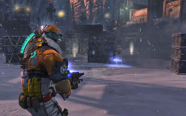 Go further and through the exit to the yard - Collect the Probe components | 11: Signal Hunting - 11: Signal Hunting - Dead Space 3 Game Guide