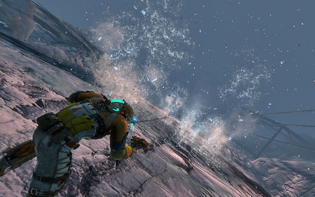 Keep going, until you reach your companions - Find a route to the Research Facility | 13: Reach for the Sky - 13: Reach for the Sky - Dead Space 3 Game Guide