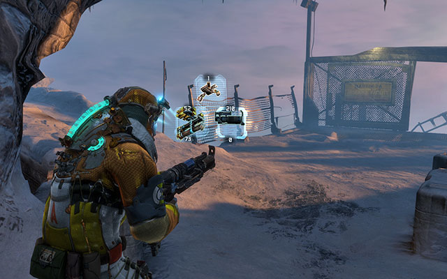 At the second forking, go right - Locate the lift controls | 13: Reach for the Sky - 13: Reach for the Sky - Dead Space 3 Game Guide