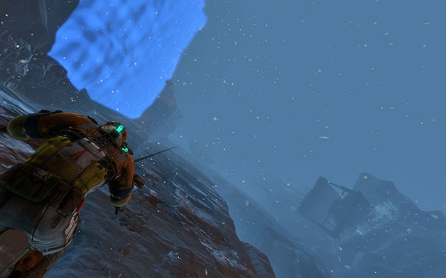 Turn left and you will reach another climbing mechanism - Locate the lift controls | 13: Reach for the Sky - 13: Reach for the Sky - Dead Space 3 Game Guide