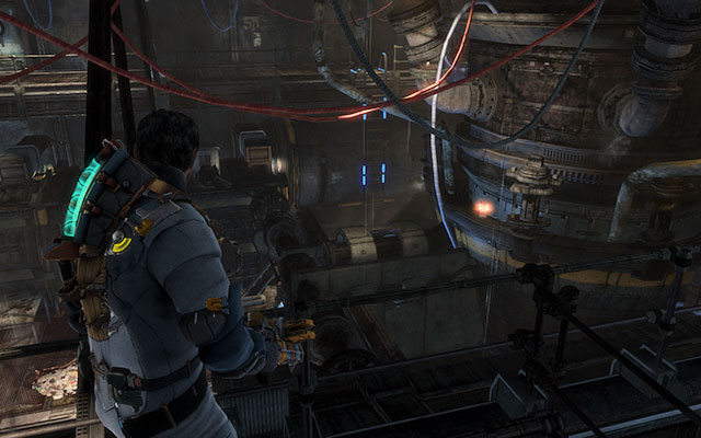 On the edge of the large generator, in the room with two pumps - Chapter 9 | Secrets - Secrets - Dead Space 3 Game Guide