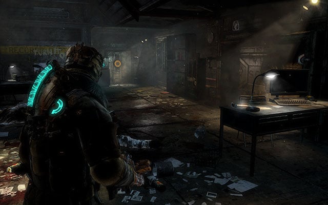 In the next room, on the table to your right - Chapter 9 | Secrets - Secrets - Dead Space 3 Game Guide