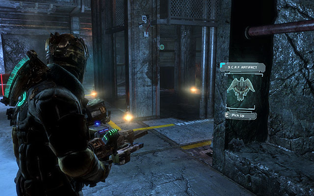 Near one of the pillars in the supply room - Chapter 9 | Secrets - Secrets - Dead Space 3 Game Guide