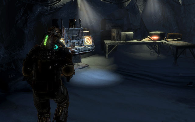 On the desk right next to the workbench - Chapter 10 | Secrets - Secrets - Dead Space 3 Game Guide