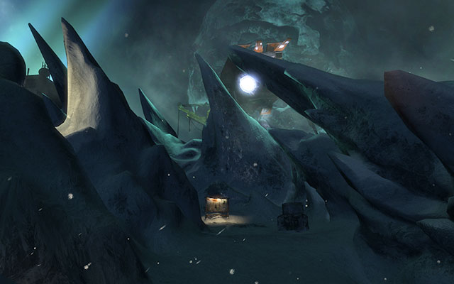 After a short walk youll reach the entrance to the front gate of the facility - Find a way into the facility | 14: Everything Has Its Place - 14: Everything Has Its Place - Dead Space 3 Game Guide