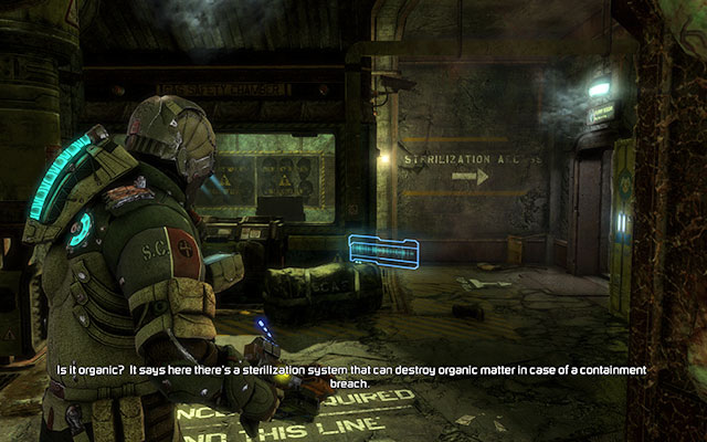 Clear the path and head to the end of the corridor - Collect the Rosetta samples - Biology sector | 14: Everything Has Its Place - 14: Everything Has Its Place - Dead Space 3 Game Guide