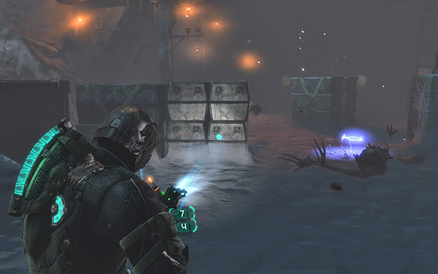 Go through the corridor in biology section, until you reach another exit outside and then head towards poorly looking bridge - Collect the Rosetta samples - Geology sector | 14: Everything Has Its Place - 14: Everything Has Its Place - Dead Space 3 Game Guide