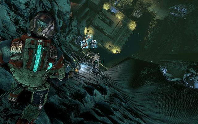 After the fight, keep your walk down the shaft - Follow Danik down the Research Silo | 16: What Lies Below - 16: What Lies Below - Dead Space 3 Game Guide