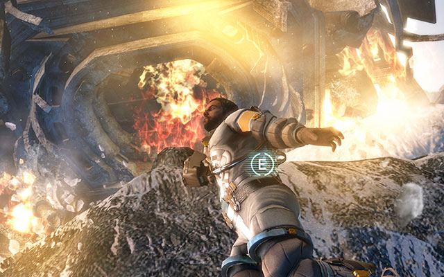 The locator doesnt work but there is only one way - head mainly towards crates visible in a distance and fire (remember to always warm yourself to the maximum) - Search for survivors | 8: Off the Grid - 8: Off the Grid - Dead Space 3 Game Guide