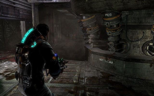 After clearing the area, run forwards - Locate a suit kiosk | 9: Onward - 9: Onward - Dead Space 3 Game Guide