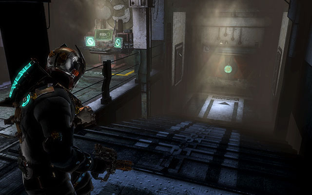 Go down the stairs and head to the unlocked door - Restore power and override the lock-down | Side missions: C.M.S. Greely - Side missions: C.M.S. Greely - Dead Space 3 Game Guide