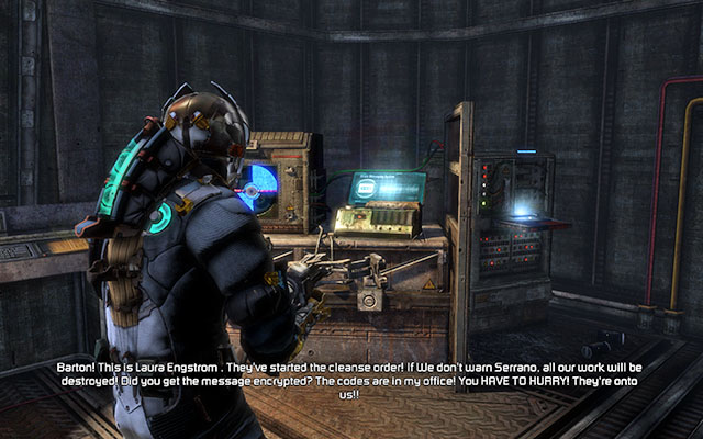Now you can safely move to the other side - Restore power and override the lock-down | Side missions: C.M.S. Greely - Side missions: C.M.S. Greely - Dead Space 3 Game Guide