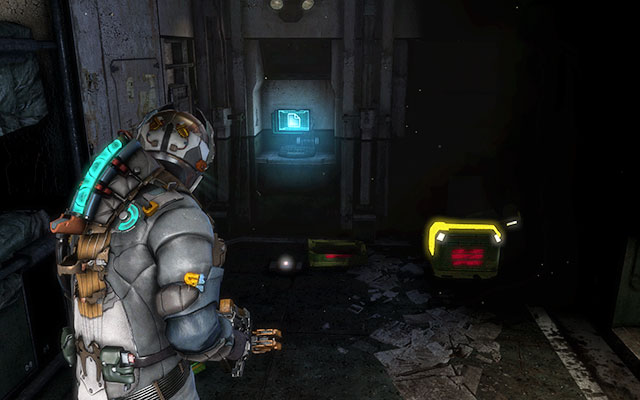 Finally youll get to the starting room, where you can use a card to walk into a small room - Download the encryption codes | Side missions: C.M.S. Greely - Side missions: C.M.S. Greely - Dead Space 3 Game Guide