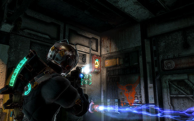 After crossing the next corridor, youll get to the empty control room, with several Necromorphs - Locate Edwards | Side missions: Conning Tower - Side missions: Conning Tower - Dead Space 3 Game Guide