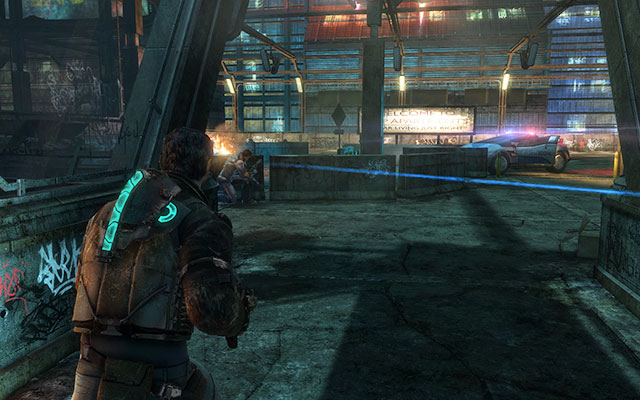 Leave the room and go to the left - Escape the Lunar Colony | 1: Rude Awakening - 1: Rude Awakening - Dead Space 3 Game Guide