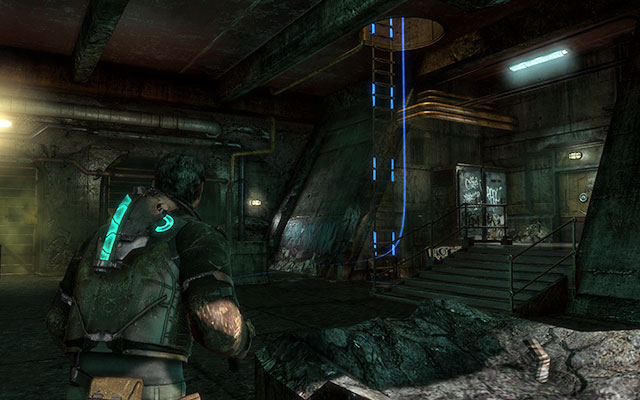 A bit further a Unitologist-suicide grenadier will come up running towards you - Escape the Lunar Colony | 1: Rude Awakening - 1: Rude Awakening - Dead Space 3 Game Guide