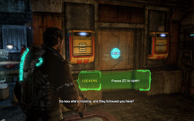 Before you leave the room, look around carefully - youll find here two ammo crates and locker with med pack and stasis - Rendezvous with Norton | 1: Rude Awakening - 1: Rude Awakening - Dead Space 3 Game Guide