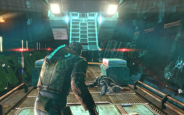 Listen to the message and wait until a passage on the other side gets unlocked - Assemble and board the train | 1: Rude Awakening - 1: Rude Awakening - Dead Space 3 Game Guide