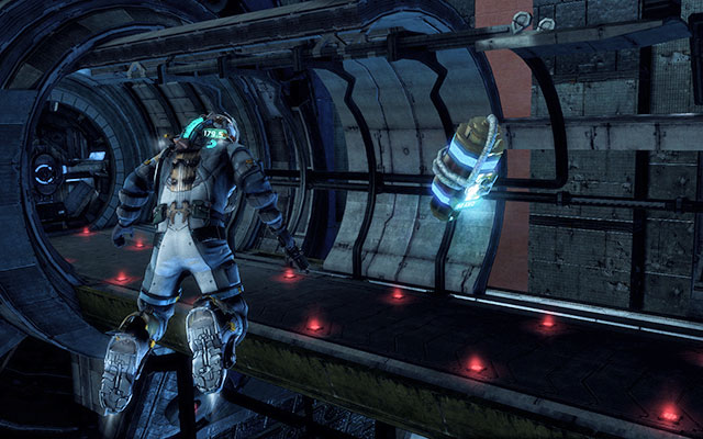 When you get closer to your companions, youll learn that the entrance the emergency room can fit in is closed - Find the way into the ship | 3: The Lost Flotilla - 3: The Lost Flotilla - Dead Space 3 Game Guide