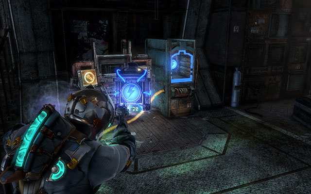 Climb up the ladder to find two crates - Reach the command saucer | 3: The Lost Flotilla - 3: The Lost Flotilla - Dead Space 3 Game Guide