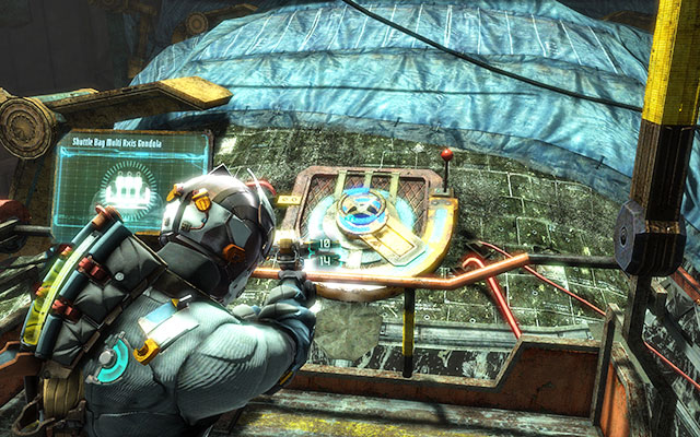 Go to the gondola and ride under the shuttle hull - Craft a remote relay | 6: Repair to Ride - 6: Repair to Ride - Dead Space 3 Game Guide