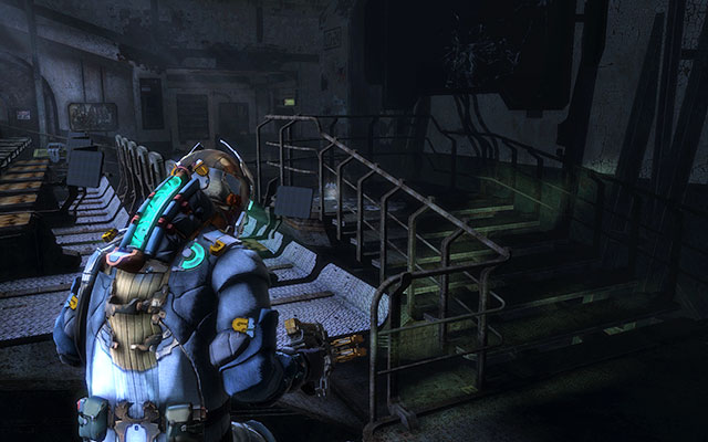 Next to the projector, in the theater room - Chapter 3 | Secrets - Secrets - Dead Space 3 Game Guide