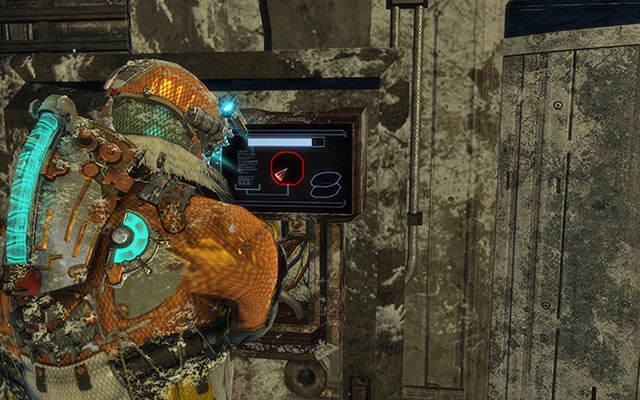 A seemingly easy task, where you have to locate three places on radar which are blue - Security Bypassing | Tips - Tips - Dead Space 3 Game Guide