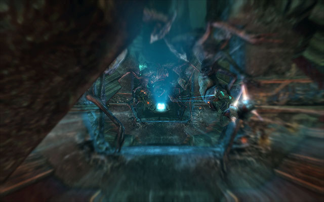 After extermination of enemies, run around the Marker and leave the room through the next gate - a code is written on the ground - Align the Power Array | 18: Kill or Be Killed - 18: Kill or Be Killed - Dead Space 3 Game Guide