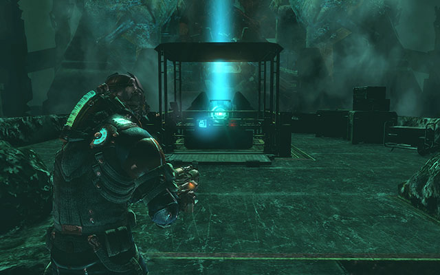 When you activate the machine, go behind the elevator - youll find there a slot with Codex - Align the Power Array | 18: Kill or Be Killed - 18: Kill or Be Killed - Dead Space 3 Game Guide