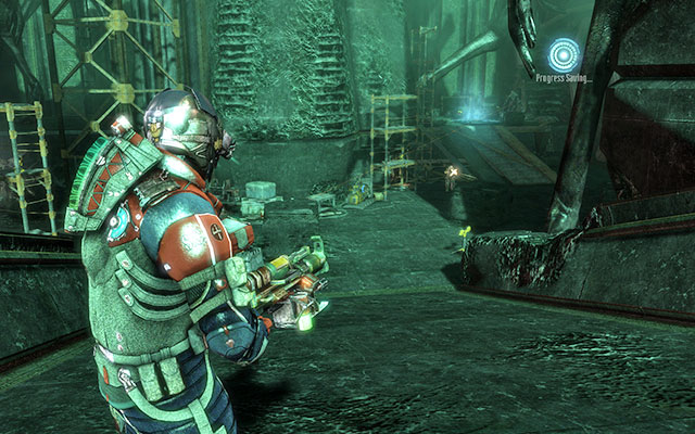 Return with the next portal, where youll be attack by Unitologists soldiers (and Necromorphs fighting soldiers) - Complete the Array Sequence | 18: Kill or Be Killed - 18: Kill or Be Killed - Dead Space 3 Game Guide