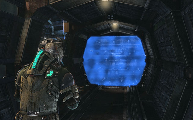Go ahead, watching out for Necromorphs which took control over dead soldiers on the catwalk on the other side of the room - Scavenge the 163rd Reaper Barracks | Side missions: Reaper Barracks - Side missions: Reaper Barracks - Dead Space 3 Game Guide