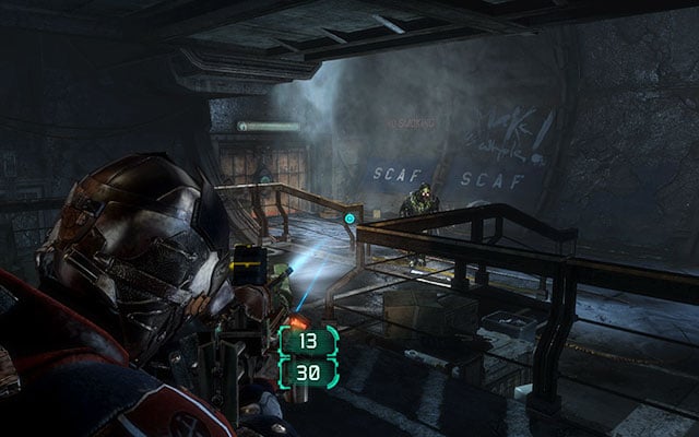The entrance to the facility can be found near the cargo elevator - Recover anything that survived the purge | Side missions: Disposal Services - Side missions: Disposal Services - Dead Space 3 Game Guide