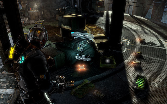 Inside the room after starting the chapter, between boxes on the right - Chapter 4 - p. 1 | Secrets - Secrets - Dead Space 3 Game Guide