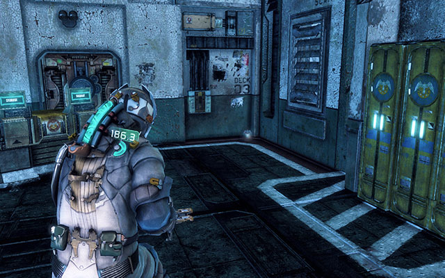 On the other side youll find an entrance to the room, where artifact lies in the corner - Chapter 4 - p. 1 | Secrets - Secrets - Dead Space 3 Game Guide