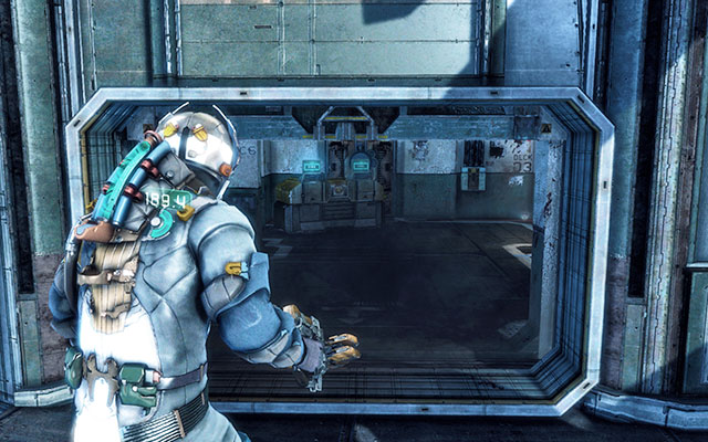 On the other side youll find an entrance to the room, where weapon part lies in the crate - Chapter 4 - p. 1 | Secrets - Secrets - Dead Space 3 Game Guide