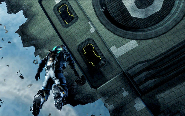 In one of storages with a huge digit 6 - you should see it while standing on the edge of the ship entrance - Chapter 4 - p. 2 | Secrets - Secrets - Dead Space 3 Game Guide