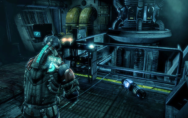 On the locker, next to the generator - Chapter 4 - p. 2 | Secrets - Secrets - Dead Space 3 Game Guide