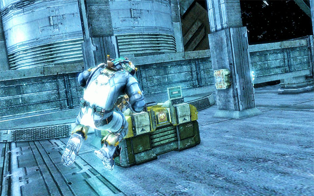 You should see a crate there - inside it you can find the weapon part - Chapter 4 - p. 2 | Secrets - Secrets - Dead Space 3 Game Guide